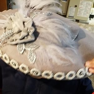 Silver church hat